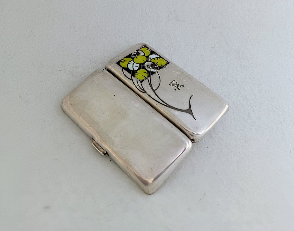 Wiener Werner Werkstatte Collectable - 盒子 - .900 银, 珐琅 #2.1