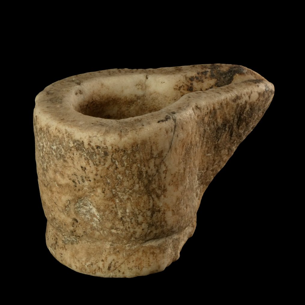 Μεσαιωνική, εποχή σταυροφόρων Μάρμαρο Λάμπα λαδιού #2.1