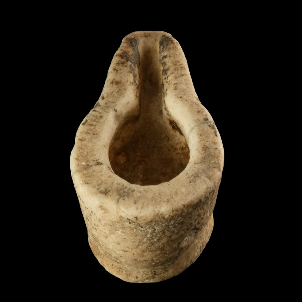 Μεσαιωνική, εποχή σταυροφόρων Μάρμαρο Λάμπα λαδιού #3.2