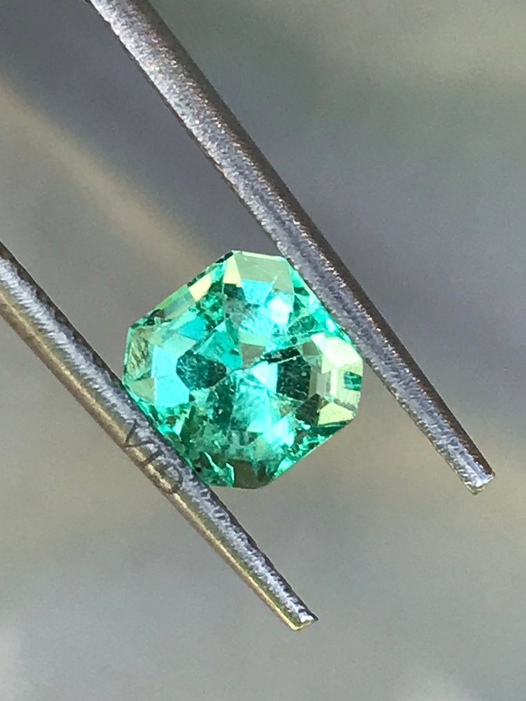 1 pcs  绿色 祖母绿  - 0.97 ct - 美国宝石研究院（GIA） #4.3