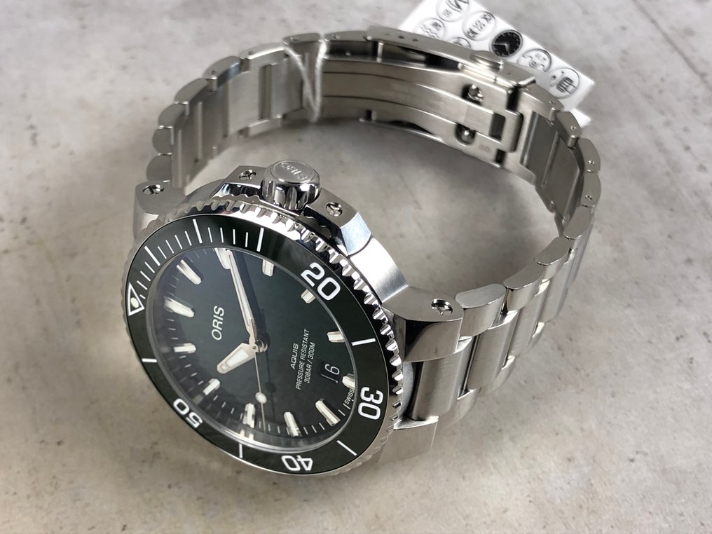 Oris - Aquis Automatic - Ingen reservasjonspris - 01 733 7766 4157-07 8 22 05PEB - Herre - 2020+ #4.3