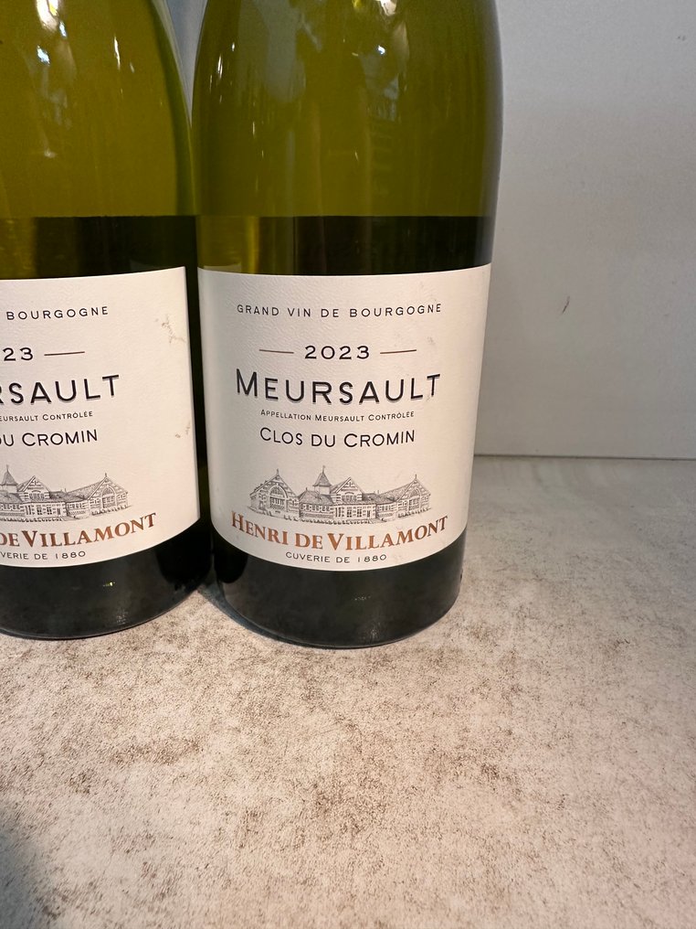 2023 Henri de Villamont "Clos du Cromin" - Meursault - 3 Bottles (0.75L) #3.2