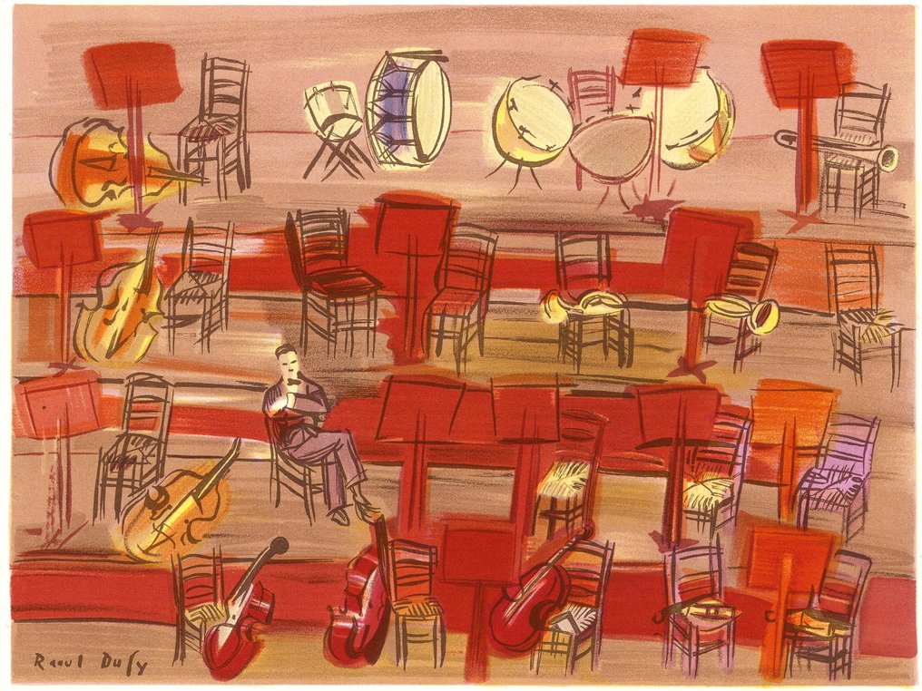 Raoul Dufy (1877-1953) - L'orchestre #1.0