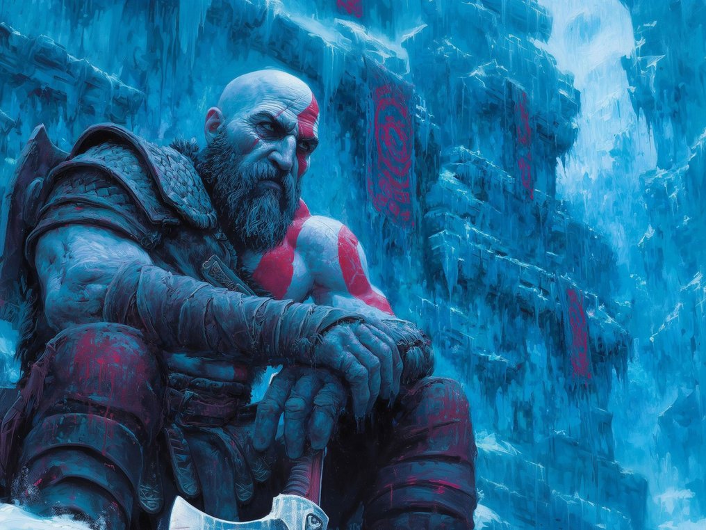 Canvas Fit - Alberto Ricardo - El silencio del guerrero. Kratos #1.0