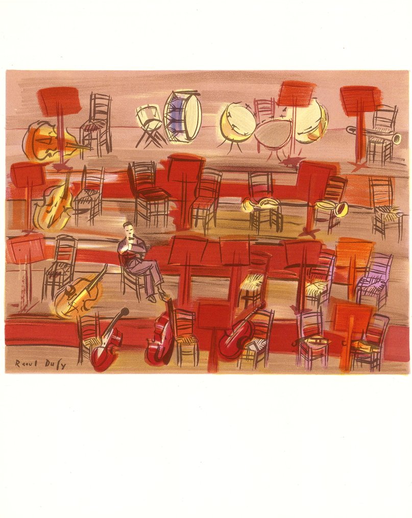 Raoul Dufy (1877-1953) - L'orchestre #1.0