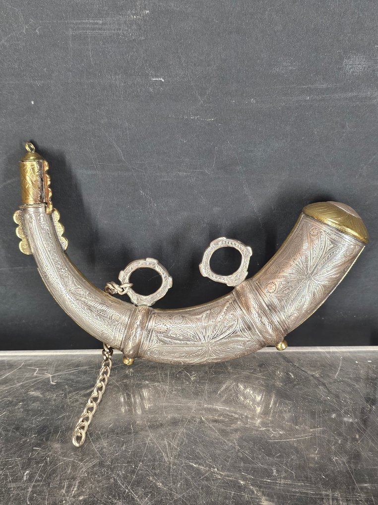 Fiaschetta - fard in polvere - Argento, Rame #1.0