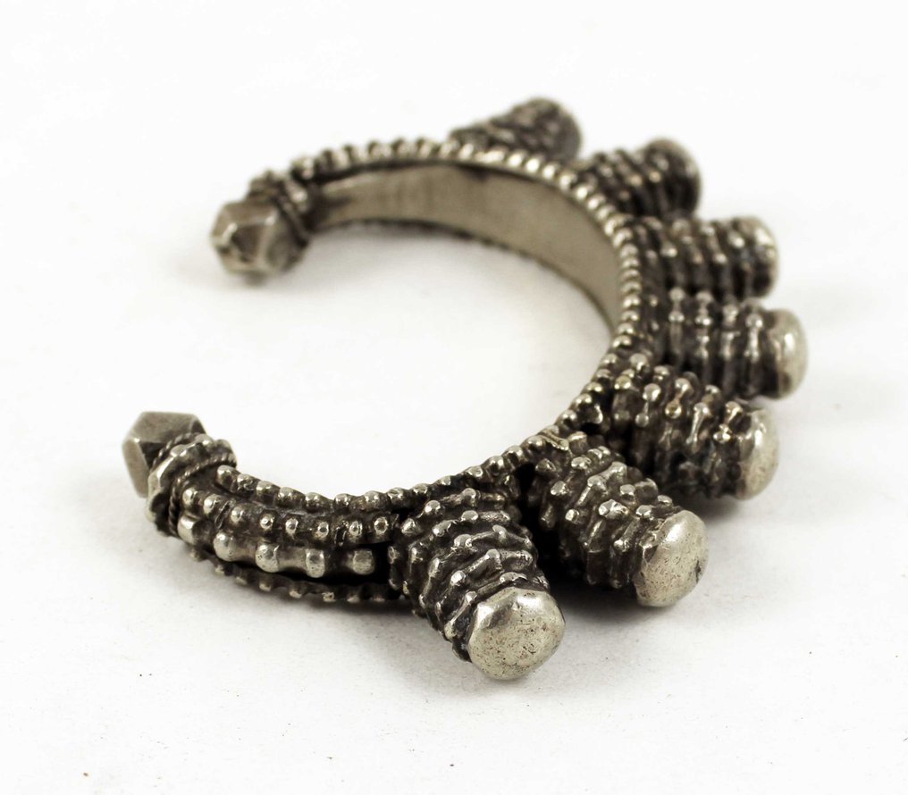 银色尖刺手链 - 銀 - 沙烏地阿拉伯 - 20世纪中叶 #3.2