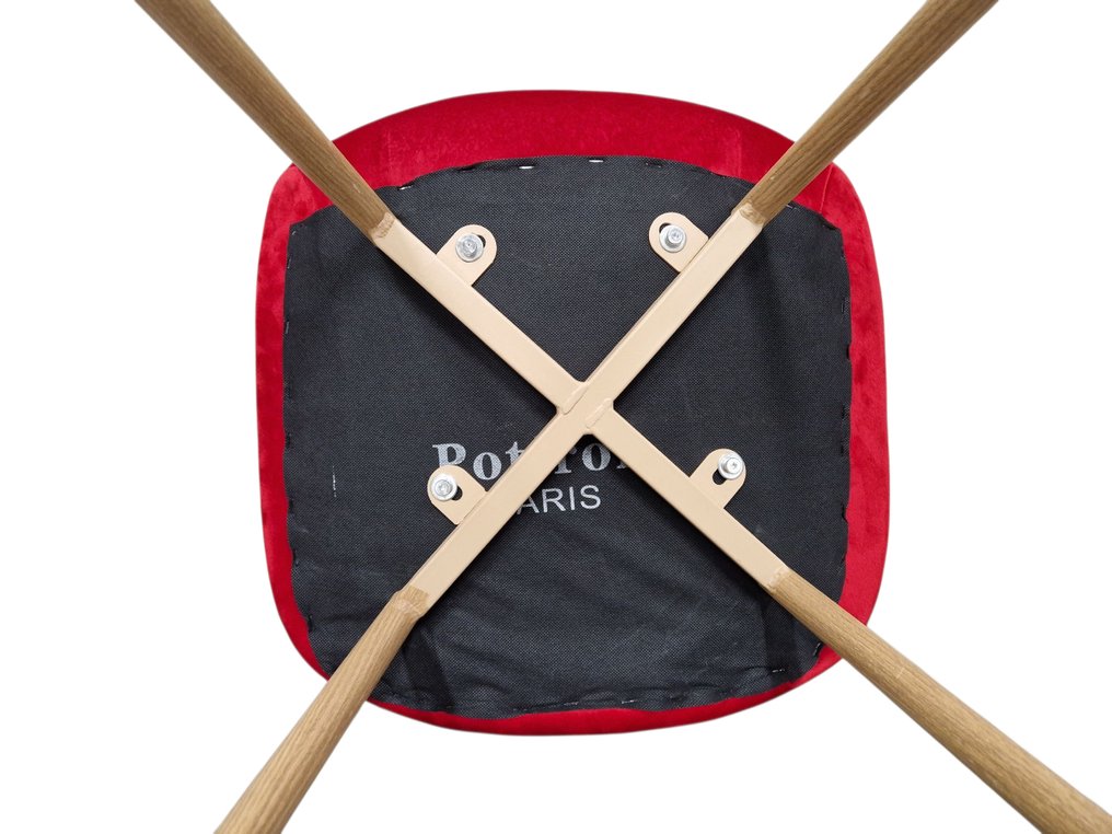 Potiron - Spisestue stol (4) - Fløjl #4.3