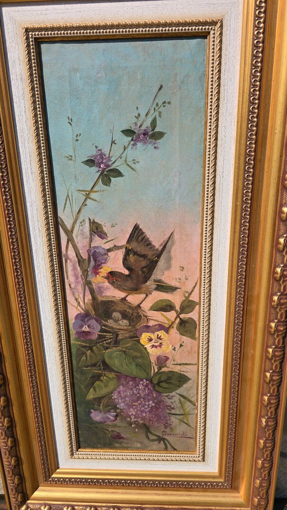 Hector Giacomelli (1822-1904) - Cuidando del nido #2.1