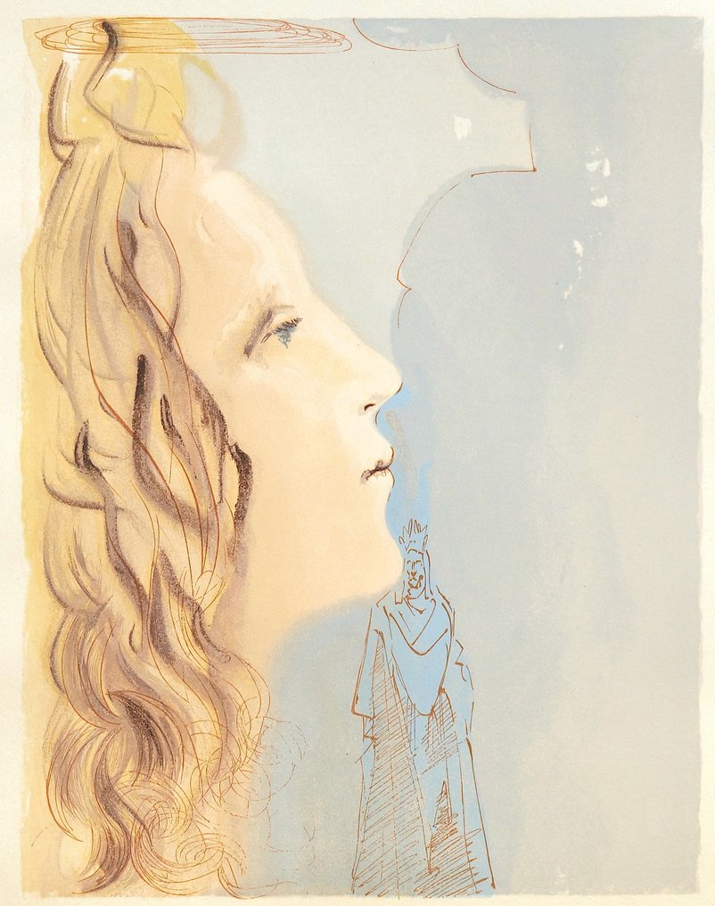 Salvador Dali (1904-1989) - Ascesa in Venere (Divina Commedia - Paradiso) #1.0