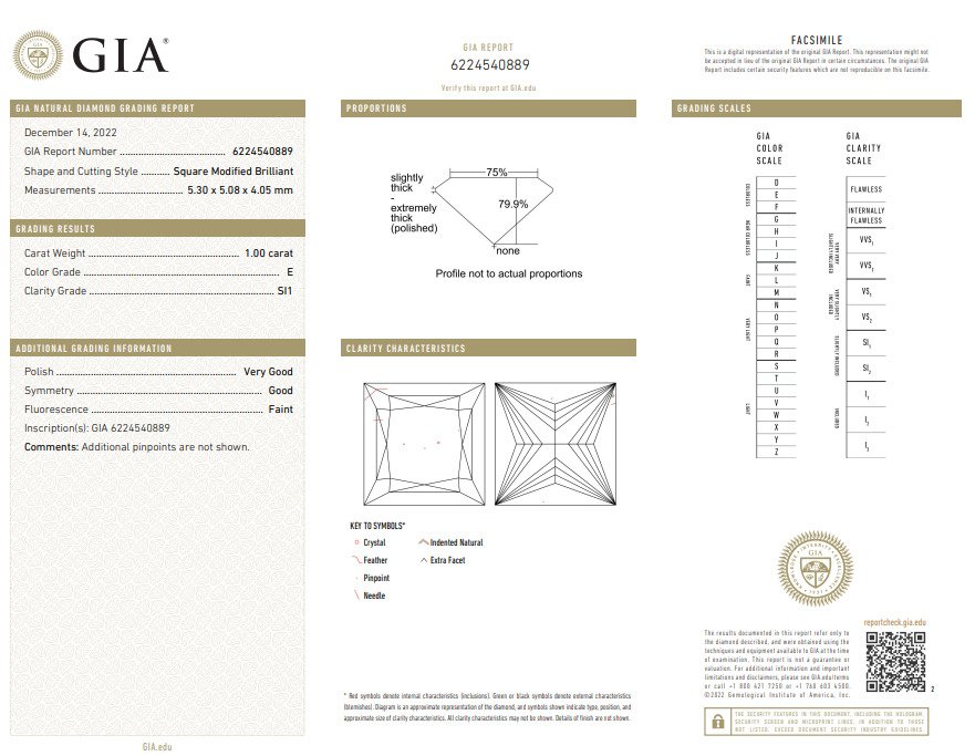 訂婚戒指 - 14 克拉 白金 - 1.15ct. tw. 鉆石 (天然) - 鉆石 #2.1