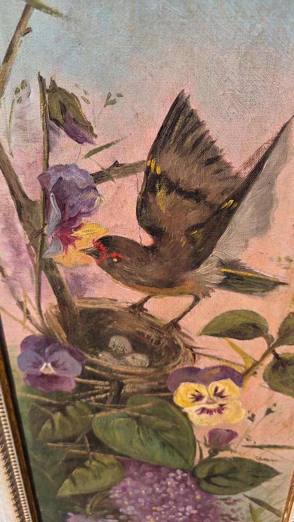 Hector Giacomelli (1822-1904) - Cuidando del nido #3.2