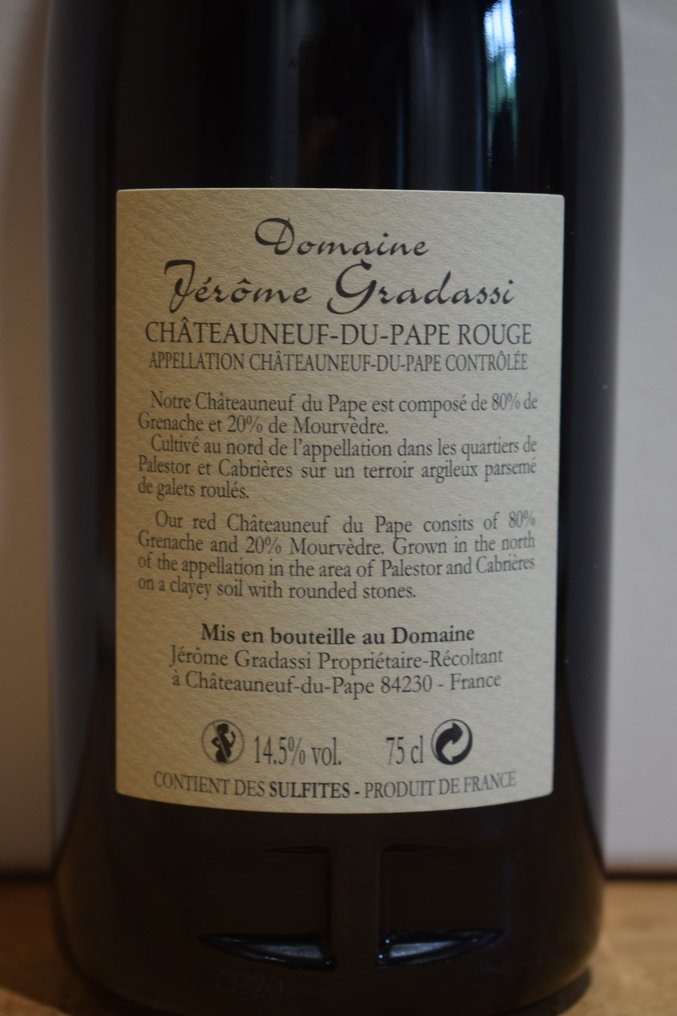 2020 Jérôme Gradassi - Châteauneuf-du-Pape - 6 Pullo (0.75L) #2.1