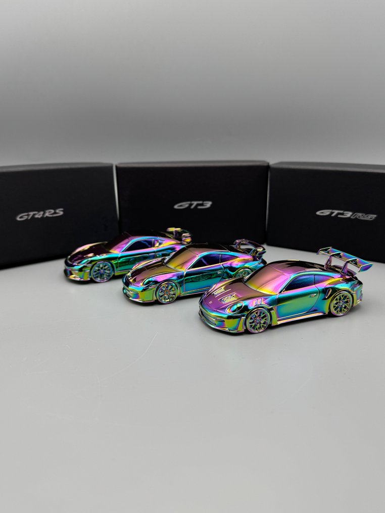 Porsche GT3 RS+GT3+GT4 RS sju färger Pennvässare - Porsche #2.1