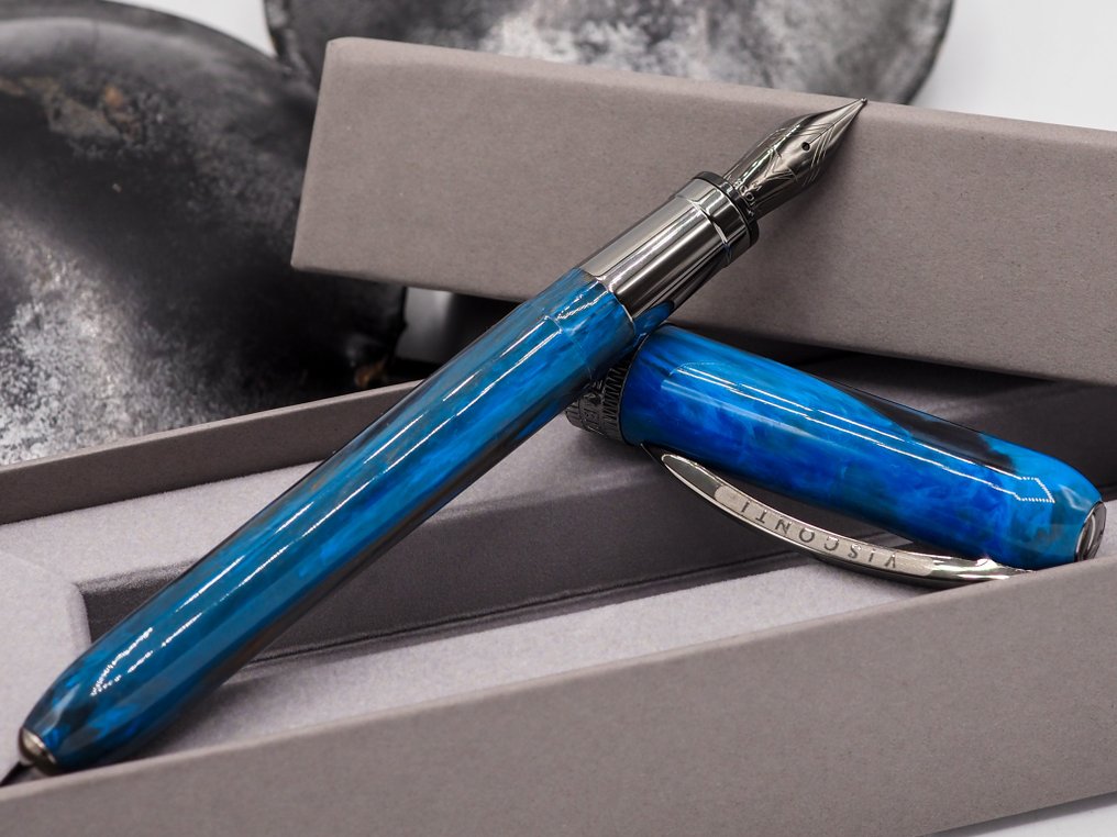 Visconti - Rembrandt's Blue Fountain pen - Zonder Minimumprijs - Vulpen #1.0