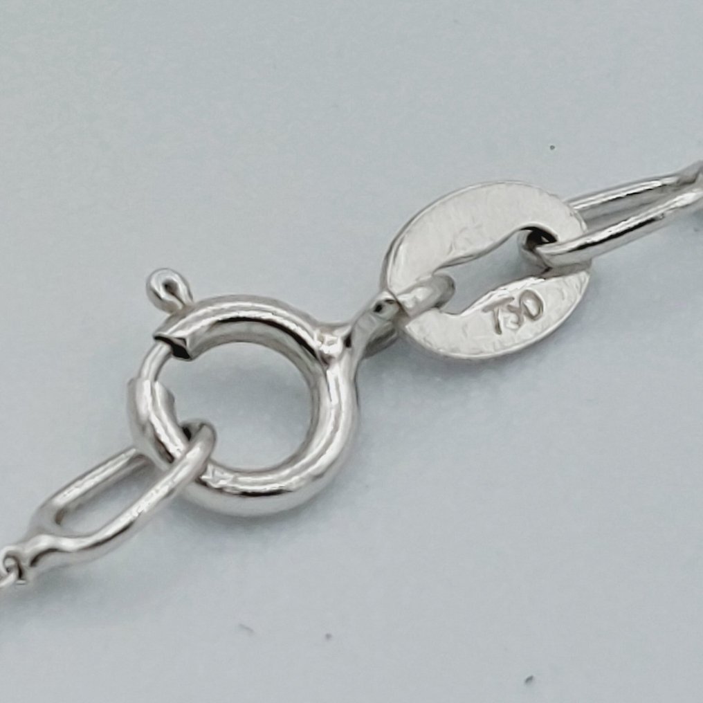 Sans prix de réserve - Collier avec pendentif - 18 carats Or blanc #3.2