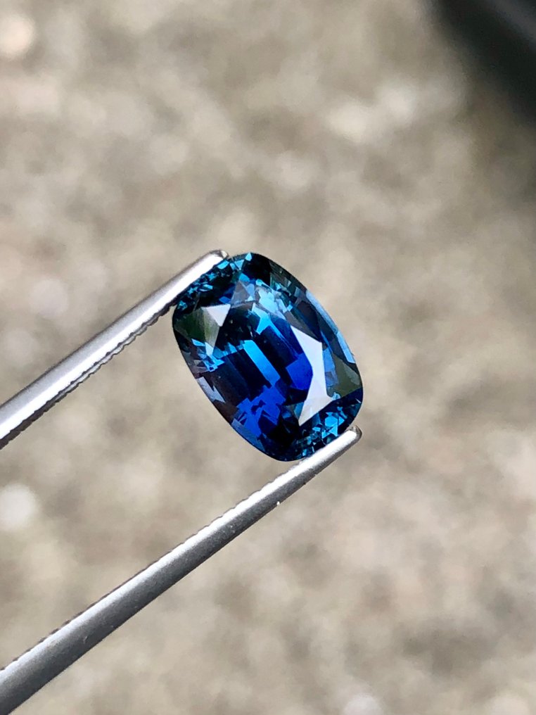 Albastru, Verde Safir - 2.36 ct - Asociația internațională de pietre prețioase colorate (ICA GemLab) - Safir natural bicolor #4.3