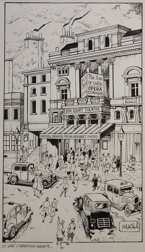 Grenson, Olivier - 1 Original page - Cartland Cross - T04 Le mystère du Loch Ness #3.2