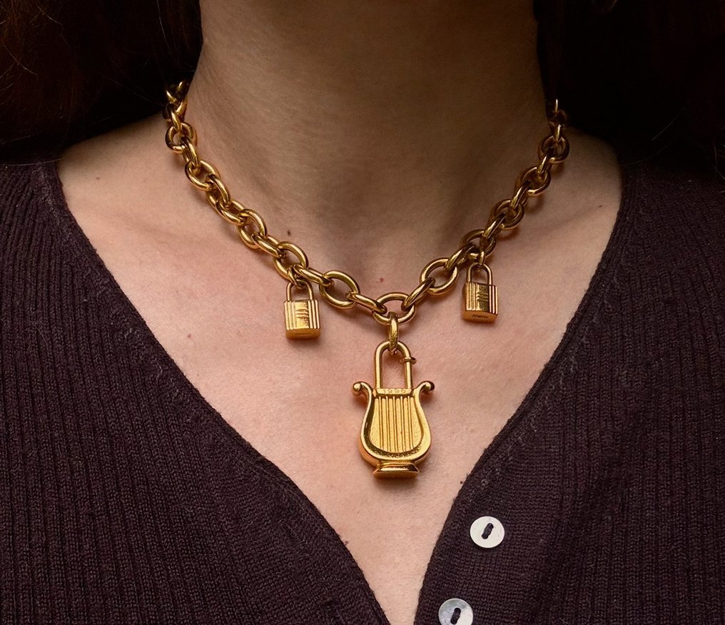 Hermès - Rav - Forgyldt - Kæde #2.1