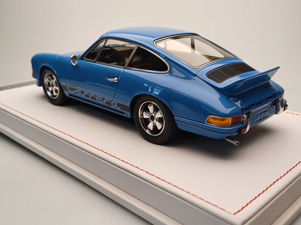 Ivy Merit 1:18 - Machetă mașină - Porsche 911 Carrera 2.7 RS - Blauw. - Ediție limitată de doar 88 de bucăți. #4.3