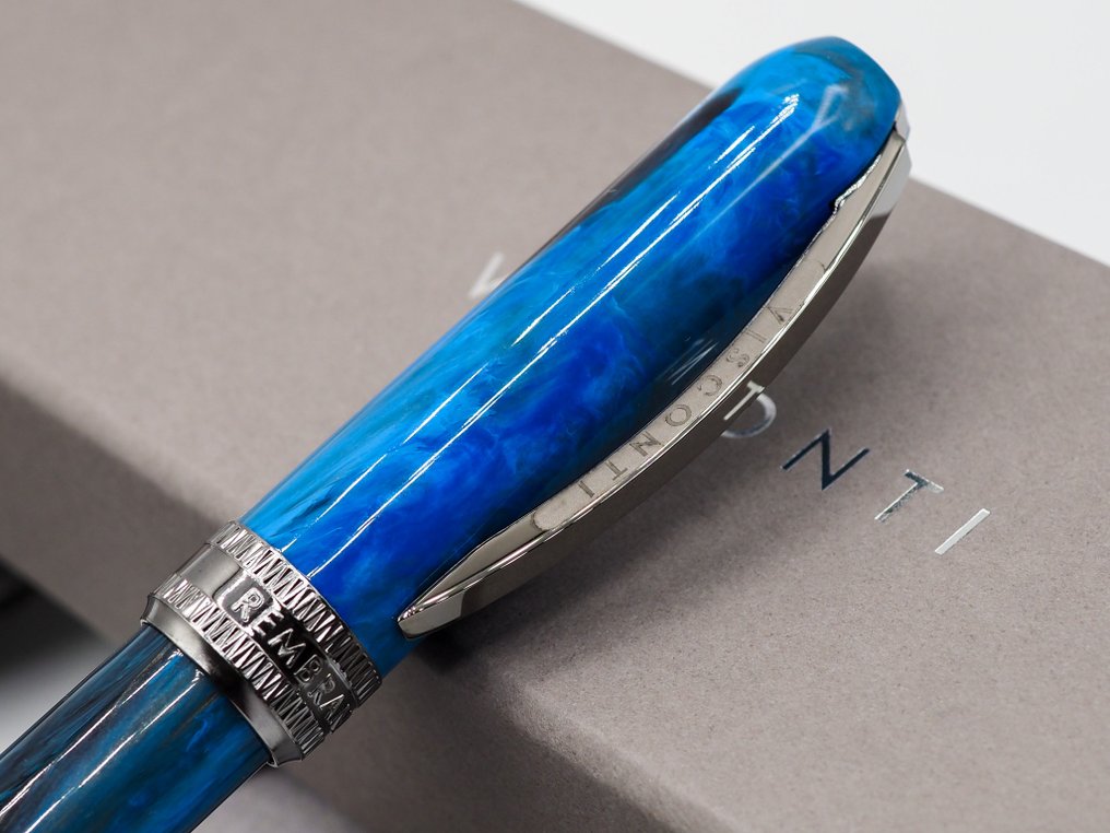 Visconti - Rembrandt's Blue Fountain pen - Zonder Minimumprijs - Vulpen #2.1