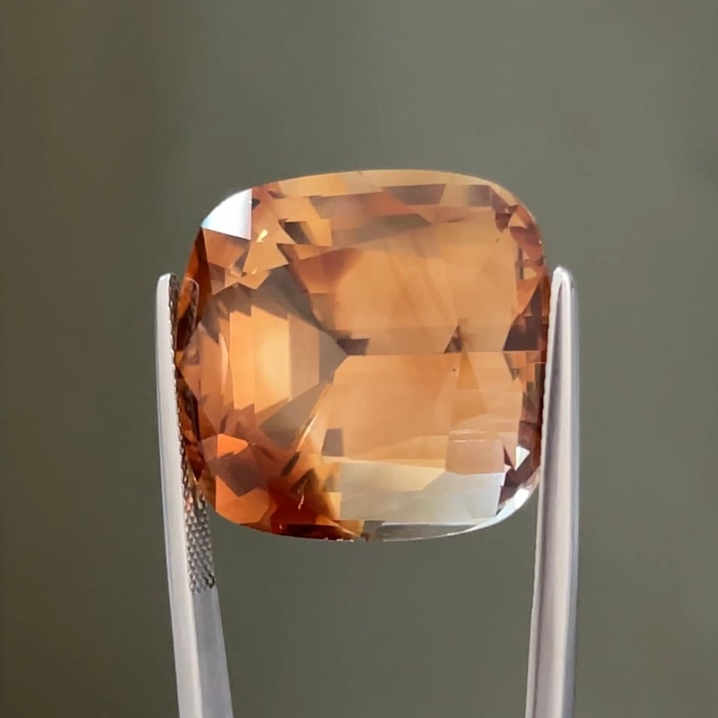 Πορτοκαλί Τοπάζιο - 72.23 ct - Διεθνής Ένωση Έγχρωμων Πολύτιμων Λίθων (ICA GemLab) - Fine Step Cut #4.3