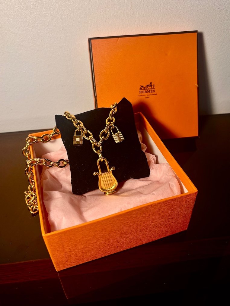 Hermès - Rav - Forgyldt - Kæde #1.0