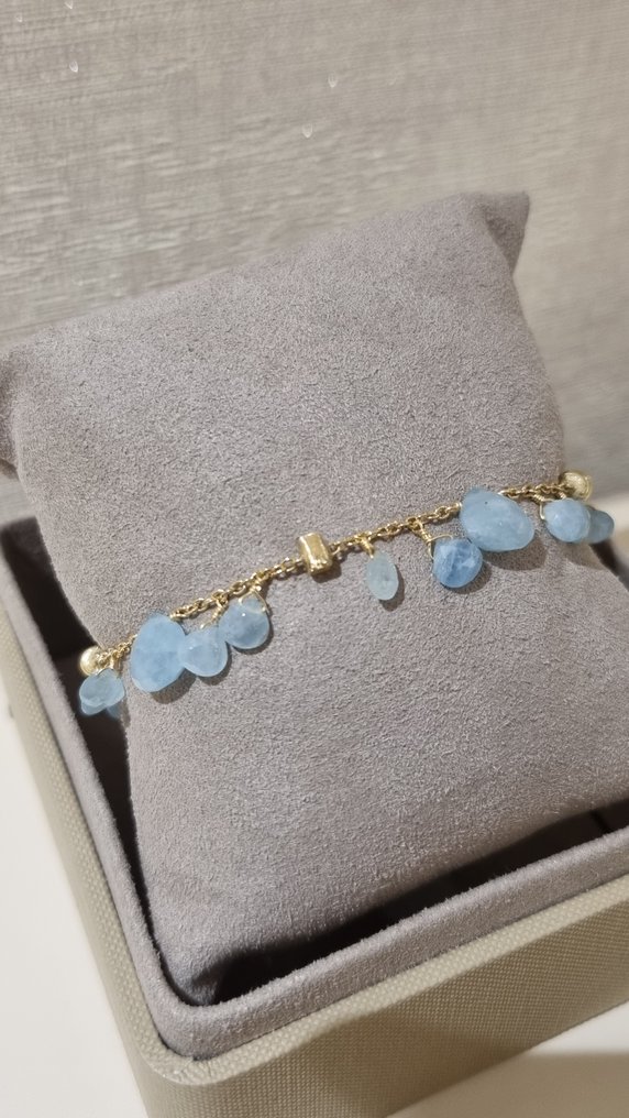 Marco Bicego - Bracelet - 18 carats Or jaune Aigue-marine #1.0