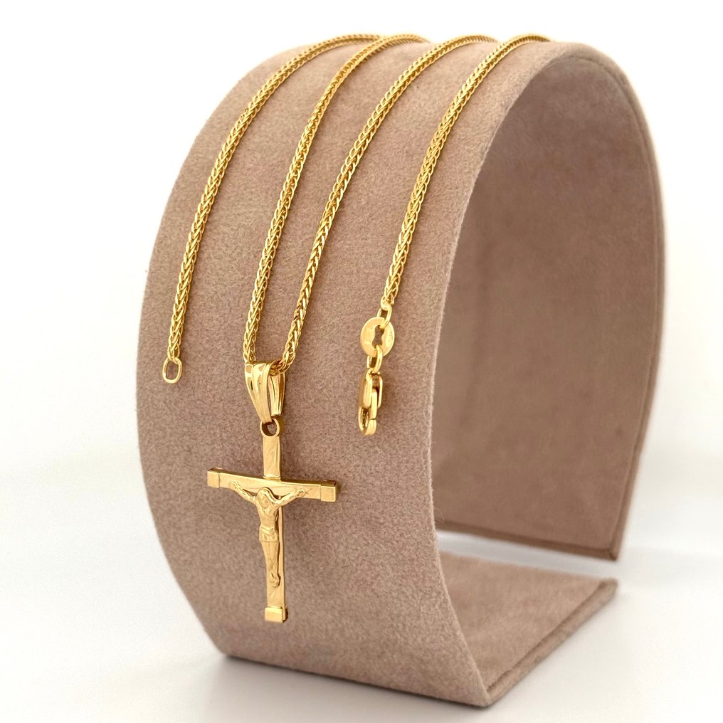 χωρίς τιμή ασφαλείας - Handmade - Κολιέ - 3.7 g - 18 καράτια Κίτρινο χρυσό #1.0