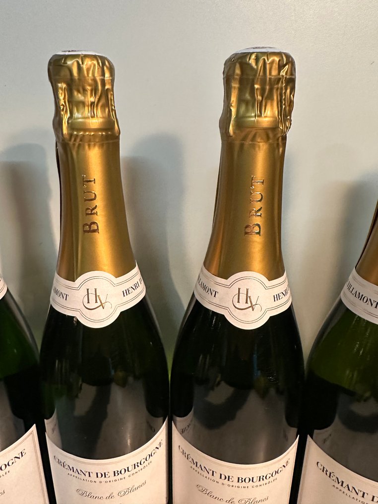 Henri de Villamont, Cremant de Bourgogne Blanc de Blancs - Burgunder Brut - 6 Flasker (0,75 l) #4.3