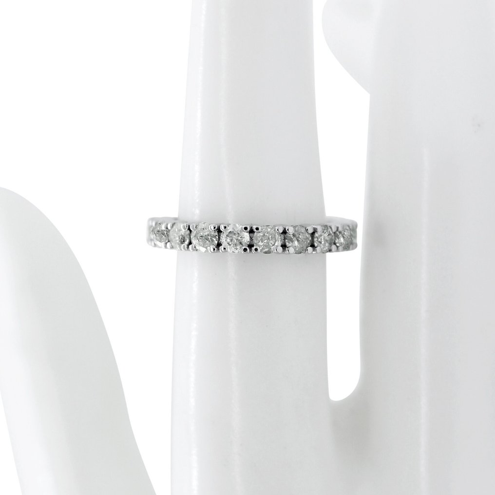 永恆戒指 - 14 克拉 白金 -  2.84ct. tw. 鉆石 (天然) - 鉆石 - D-G KOLOR #4.3