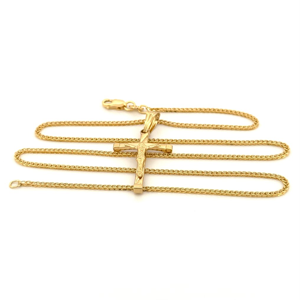 χωρίς τιμή ασφαλείας - Handmade - Κολιέ - 3.7 g - 18 καράτια Κίτρινο χρυσό #2.1