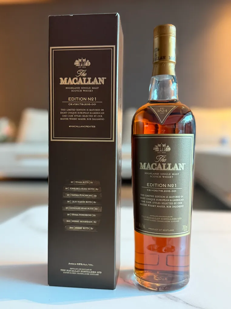 Macallan Edition No. 1 - No. 2 - No. 3 - No. 4 - No. 5 - No. 6 - 700ml - 6 bottles #4.3