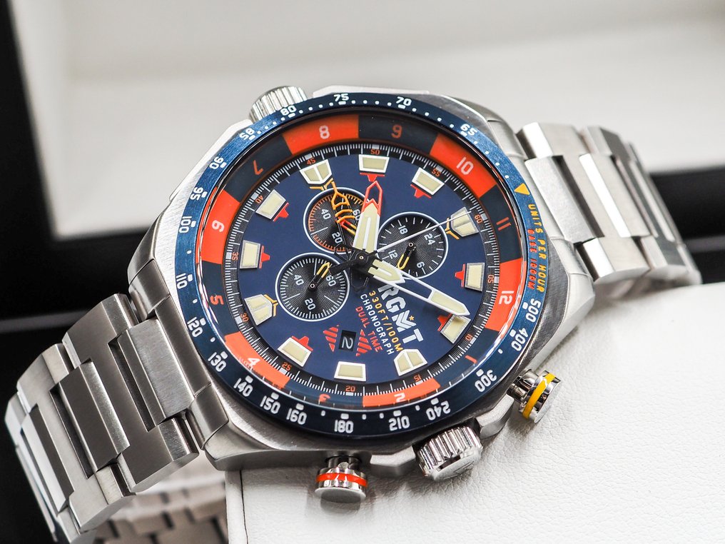 RGMT - 沒有保留價 - BRAND NEW * Dual Time * EXTRA STRAP * Chronograph - 男士 - 2020+ #4.3