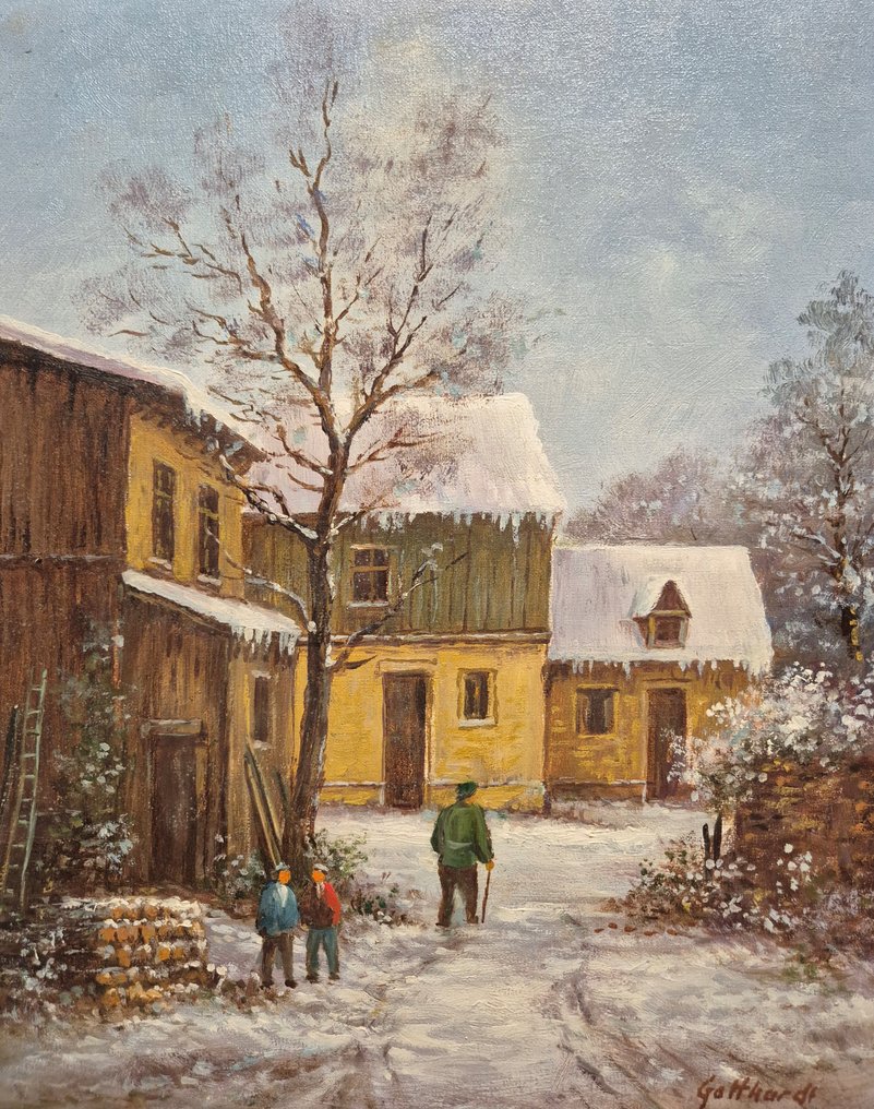Friedolf Gotthardt (1923-?) - Winterlandschaft #1.0