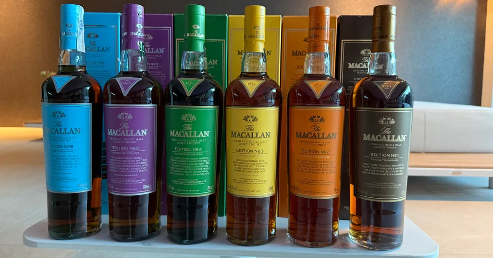 Macallan Edition No. 1 - No. 2 - No. 3 - No. 4 - No. 5 - No. 6 - 700ml - 6 bottles #1.0