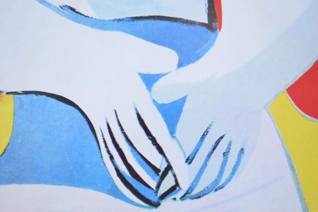 Pablo Picasso (after) - THE DREAM - lithographic print - Year 2002 - SIAE Authorization #4.3