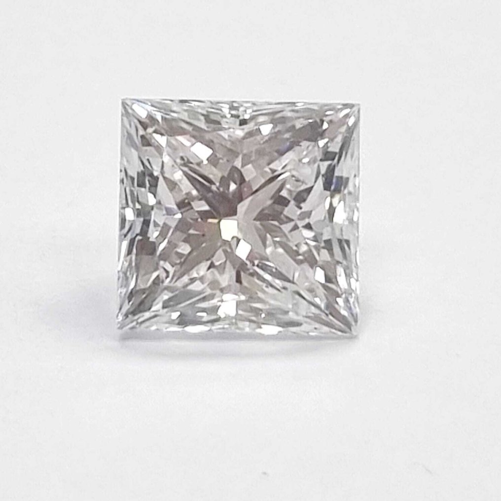 1 pcs 钻石  (天然)  - 1.50 ct - 方形 - D (无色) - SI2 微内含二级 - 美国宝石研究院（GIA） #1.0