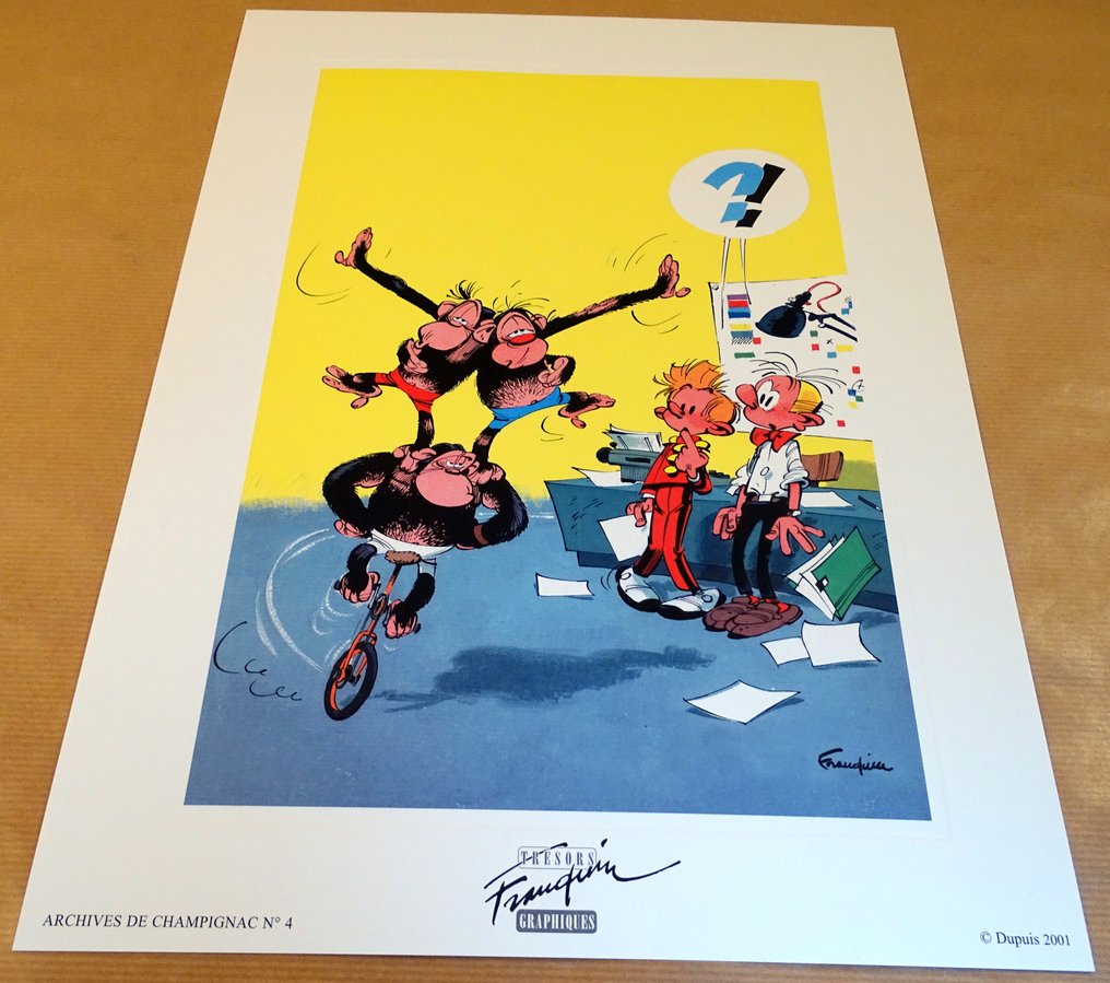 Franquin, André - 1 Offset Print - Spirou et Fantasio - Archives de Champignac N°4 #3.2