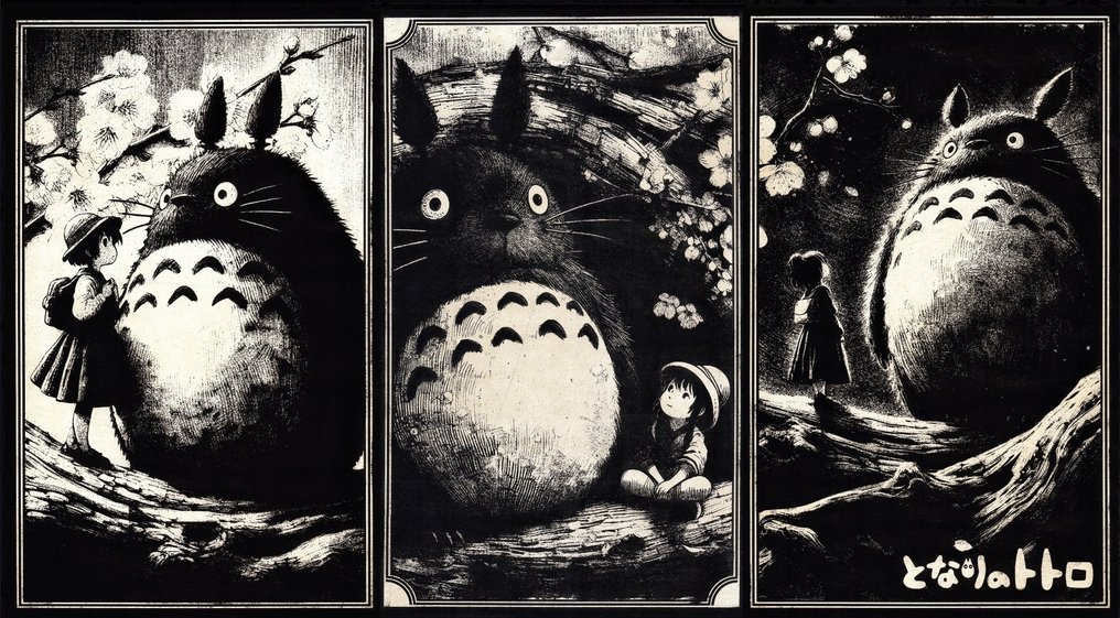 Æ (XX-XXI) - Ghibli’s Totoro’s Collection - Signed & Certificate #1.0