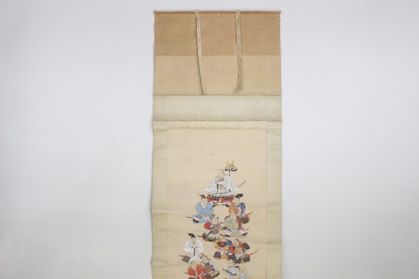 The Sixteen Tokugawa Generals  Hanging scroll - Q3-315 - 未知藝術家 - 日本 - 江戶時代晚期 #2.1