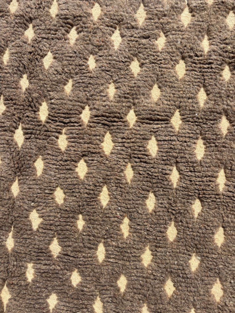 正宗贝尼瓦赖手工摩洛哥羊毛地毯——波希米亚风格中性色调室内装饰 - 地毯 - 270 cm - 180 cm - 手工编织的羊毛地毯 #2.1