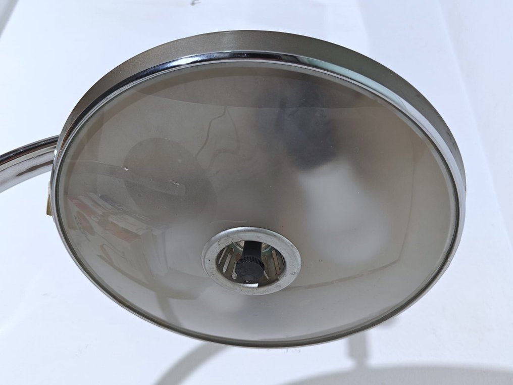 Fase - Luis Pérez de la Oliva - Schreibtischlampe - ''520-C'' - Metall, Glas #2.1