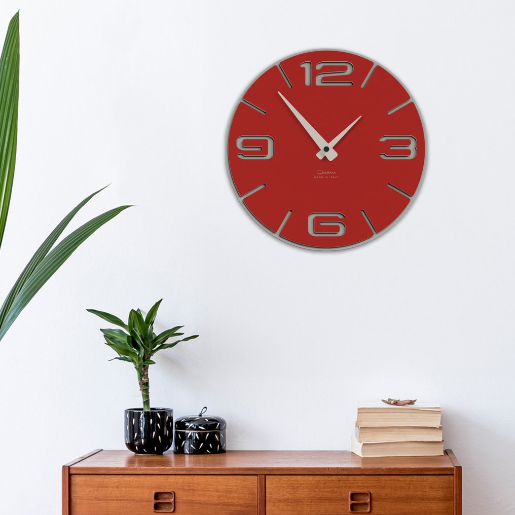 挂钟 - Giallobus -  现代的 木 - 2024 - n.19 乡村红 #2.1