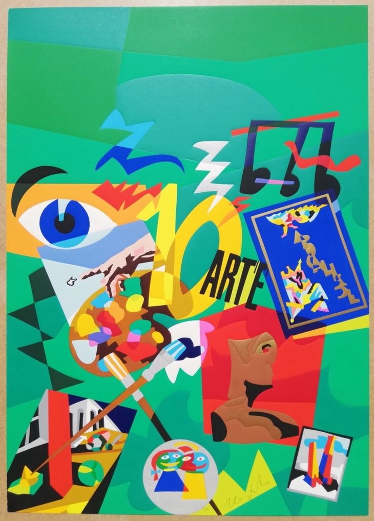 Ugo Nespolo (1941) - Senza Titolo #3.2