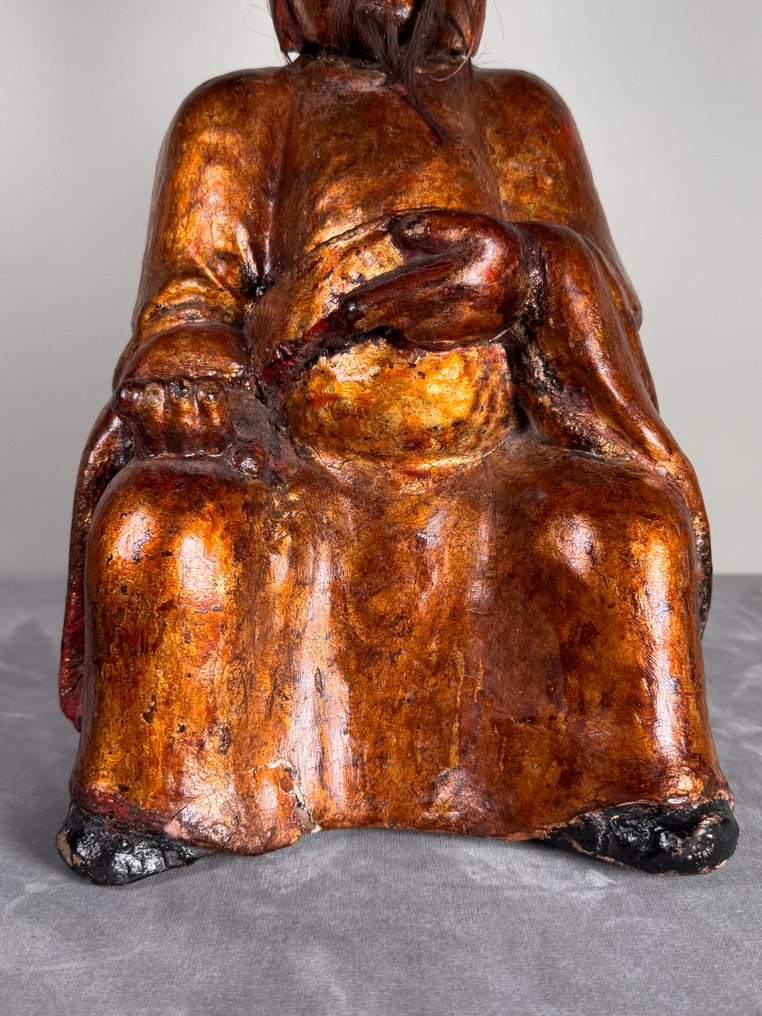小雕像 - Chinese wood protector - 木 - 中國 - 清朝（1644-1911） #3.2