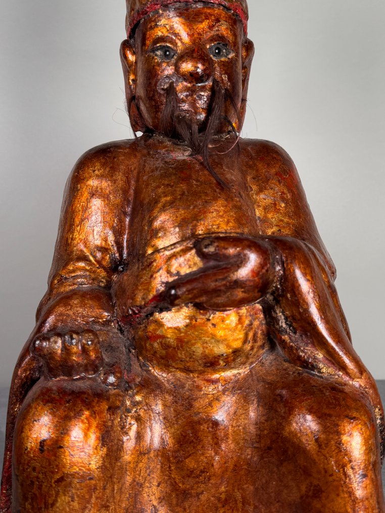 小雕像 - Chinese wood protector - 木 - 中國 - 清朝（1644-1911） #2.1