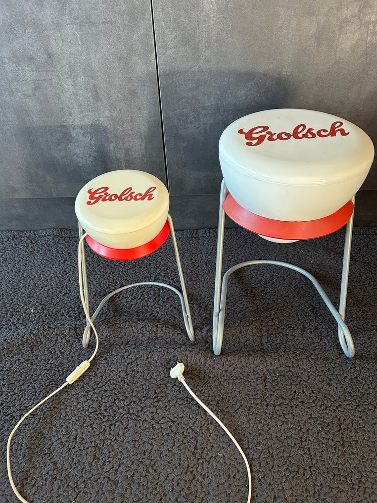 grolsch - Stehleuchte (2) - Plastik, Metall - Grolsch Lampe und Hocker #3.2