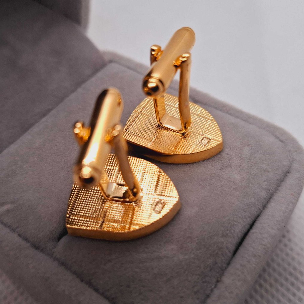 18K金箔。 - 袖扣 - 保时捷 #3.2