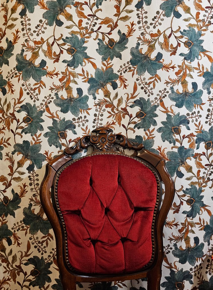 350x280cm! Eksklusivt bohemsk blomsterstoff - kunstnerisk design - Tekstil - 350 cm - 280 cm #4.3